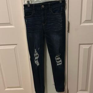 AEO Jegging.  Dark wash.    4 short